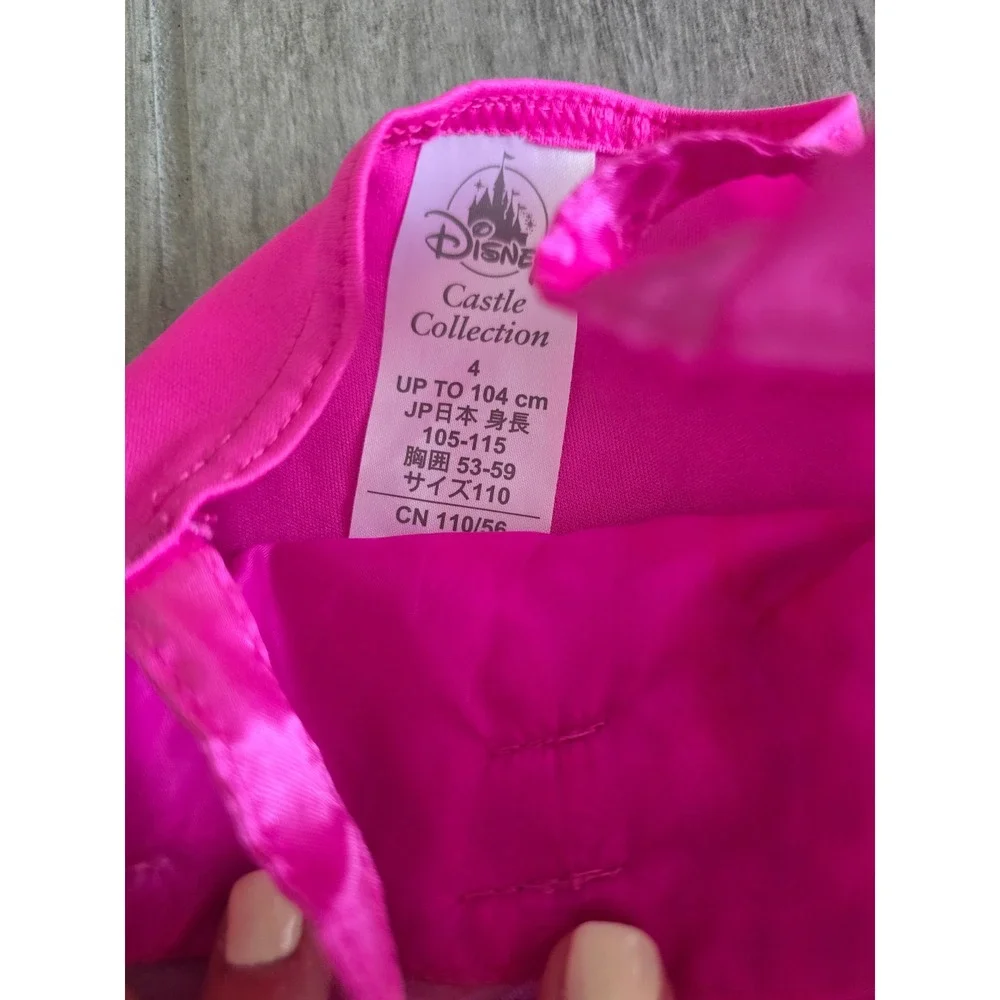 Disney Castle Collection Aurora Sleeping Beauty Pink Costume Dress Girls Size 4 - Picture 3 of 4